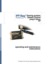 ViscoTec PreeFlow plug'n'dose TP Operating And Maintenance Instructions Manual