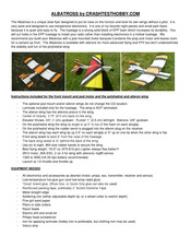 CRASHTESTHOBBY.COM ALBATROSS Manual