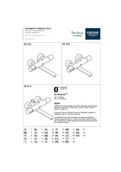 Grohe EUROSMART COSMOPOLITAN E 36 414 Manual