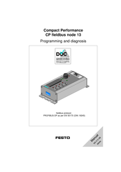 Festo Compact Performance CP-FB9-E Programming And Diagnosis