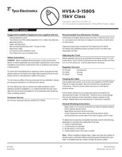 Tyco Electronics HVSA-3-1584S Manual