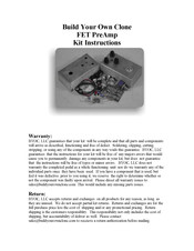 Byoc FET PreAmp Kit Instructions Manual