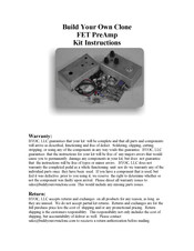 BYOC FET PreAmp Kit Instructions Manual