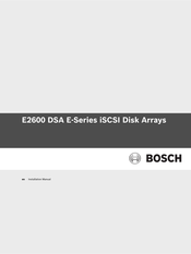 Bosch DSA E2600 Installation Manual