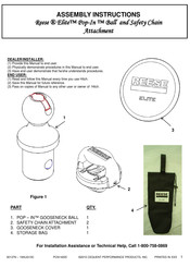 Reese Elite Pop-In Assembly Instructions Manual
