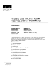 Cisco 4000 Series Upgrade Manual