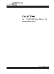 Johnson Controls NXA-FCU-01 Installation Manual