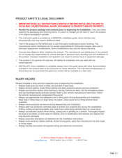 Go Rhino 37201 Installation Instructions