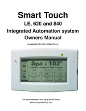 INNOVATIVE POOL PRODUCTS Smart Touch 840 Owner's Manual
