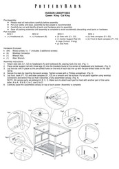 Potterybarn HUDSON Series Manual