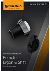 Continental Refrigerator Shift Series Original Instructions Manual