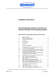 Schaudt LR 1218 Installation Instructions Manual