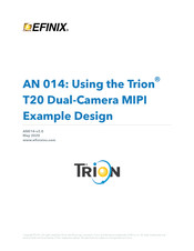Efinix Trion T20 Using Manual
