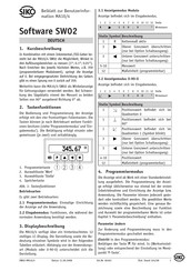 Siko MA10/4 SW02 Manual