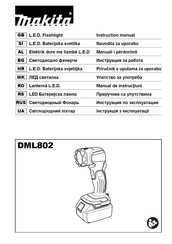 Makita DML802 Instruction Manual