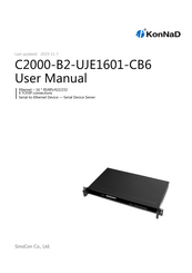 SinoCon KonNaD C2000-B2-UJE1601-CB6 User Manual