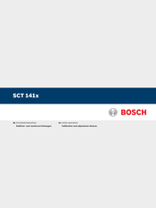 Bosch SCT 141 Series Initial Operation Instruction