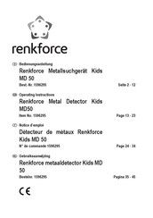 Renkforce MD50 Operating Instructions Manual