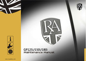 RA GP150i Maintenance Manual