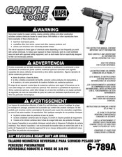 Carlyle Tools 6-789A Instruction Manual