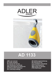 Adler AD 1133 User Manual