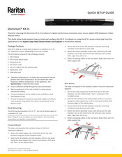 LEGRAND Raritan Dominion KX III Quick Setup Manual