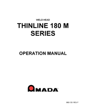 Amada THIN-LINE 180 MF Operation Manual