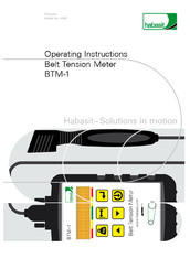Habasit BTM-1 Operating Instructions Manual