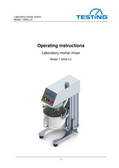 TESTING 1.0204.LV Operating Instructions Manual