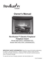 Dimplex Revillusion RBF24DLXWC Owner's Manual