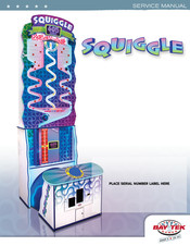 BAYTEK GAMES SQUIGGLE Service Manual