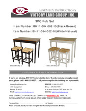 Victory Land Group BH11-084-002-16 Assembly Instructions Manual