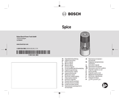 Bosch Spice Original Instructions Manual