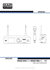 DAPAudio D1475B Manual