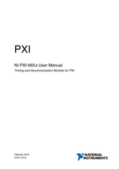 National Instruments NI PXI-6651 User Manual