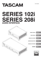 Tascam 208i Series Owner's Manual