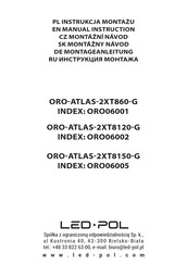 LED-POL ORO-ATLAS-2XT8120-G Manual Instruction