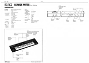 Roland S-10 Service Notes