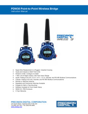 PRECISION DIGITAL PDW30 Instruction Manual