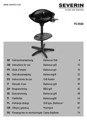 SEVERIN PG 8540 Instructions For Use Manual