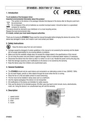 Perel EFANB30 Quick Start Manual