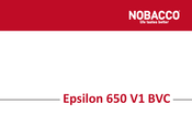 Nobacco Epsilon 650 V1 BVC Product Manual