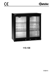 Bartscher Bottle cooler 110.138 Manual