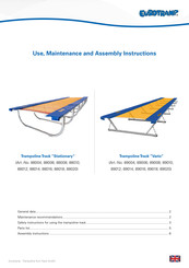 Eurotramp Stationary 88014 Use, Maintenance And Assembly Instructions