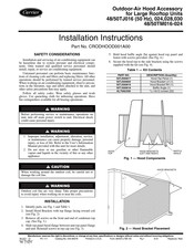 Carrier 50TJ500817 Installation Instructions