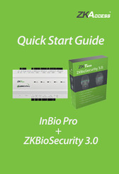 ZKaccess InBio Pro Quick Start Manual
