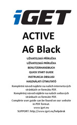Iget ACTIVE A6 Quick Start Manual