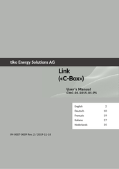 tiko Energy Solutions Link C-Box Instruction Manual