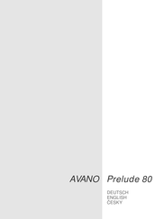 jockey AVANO Prelude 80 Instructions Manual