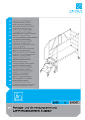 zarges Skymaste Industrial Z600 Instructions For Assembly And Use